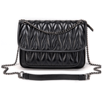 Fashion, accesorii si bijuterii - Femei - Accesorii femei - Genti si rucsacuri femei - Geanta dama Bella, piele naturala, buzunar rapid exterior si antifurt interior, neagra - Infinity.ro