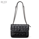 Fashion, accesorii si bijuterii - Femei - Accesorii femei - Genti si rucsacuri femei - Geanta dama Bella, piele naturala, buzunar rapid exterior si antifurt interior, neagra - Infinity.ro