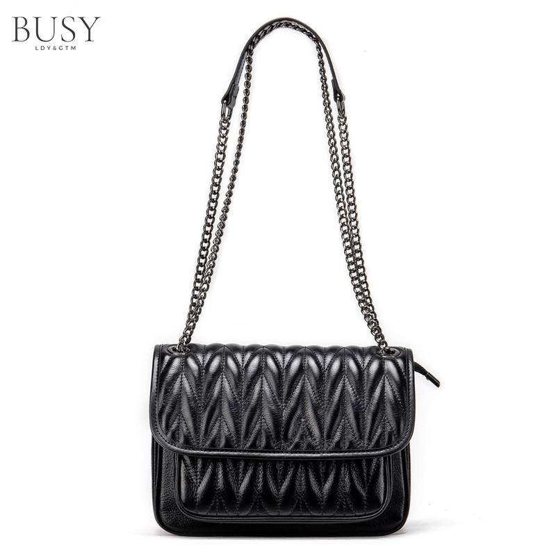 Fashion, accesorii si bijuterii - Femei - Accesorii femei - Genti si rucsacuri femei - Geanta dama Bella, piele naturala, buzunar rapid exterior si antifurt interior, neagra - Infinity.ro