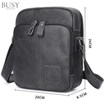 Fashion, accesorii si bijuterii - Barbati - Accesorii barbati - Genti si rucsacuri barbati - Geanta piele Willow, piele naturala, compartimente multiple, de umar, neagra - Infinity.ro