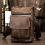 Fashion, accesorii si bijuterii - Barbati - Accesorii barbati - Genti si rucsacuri barbati - Geanta barbati Edge, piele naturala, de umar si curea, maro vintage - Infinity.ro