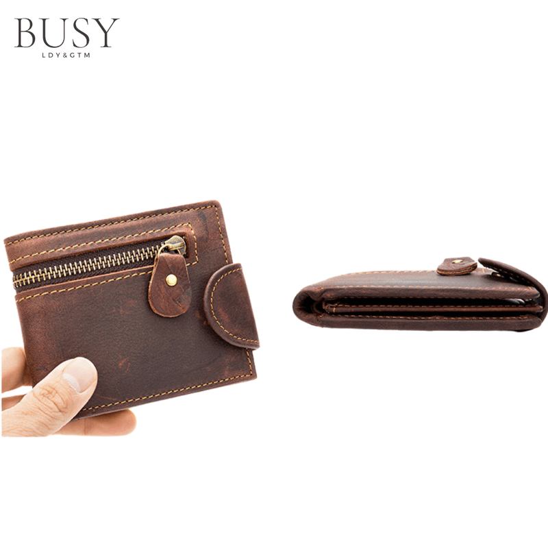 Fashion, accesorii si bijuterii - Barbati - Accesorii barbati - Portofele barbati - Portofel barbati Walter, piele naturala, multiple compartimente, poza, carte de identitate, - Infinity.ro