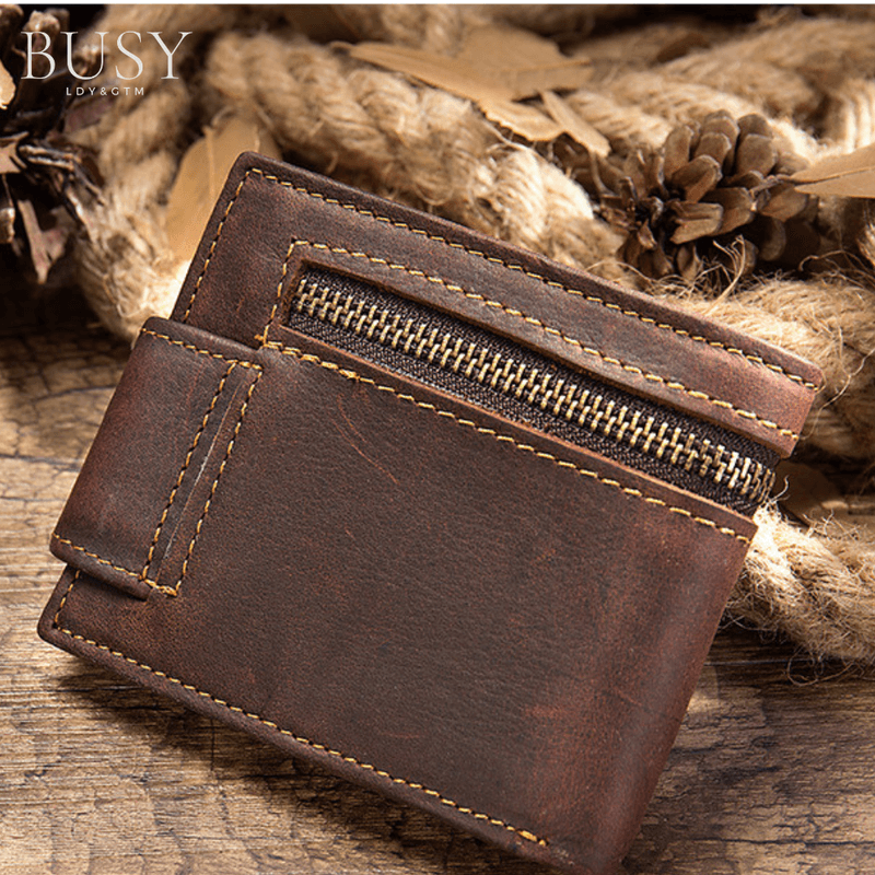 Fashion, accesorii si bijuterii - Barbati - Accesorii barbati - Portofele barbati - Portofel barbati Walter, piele naturala, multiple compartimente, poza, carte de identitate, - Infinity.ro