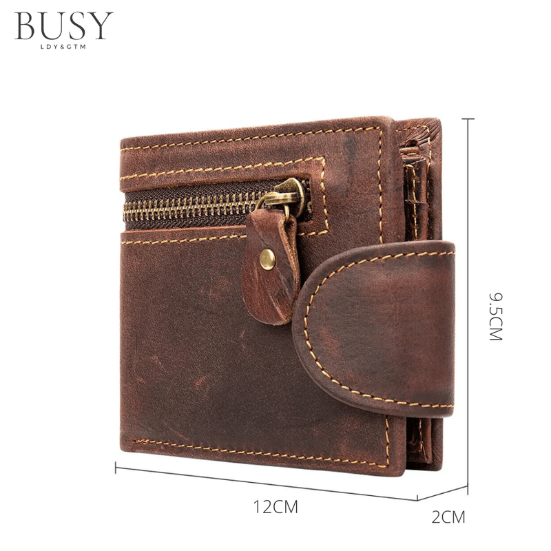 Fashion, accesorii si bijuterii - Barbati - Accesorii barbati - Portofele barbati - Portofel barbati Walter, piele naturala, multiple compartimente, poza, carte de identitate, - Infinity.ro