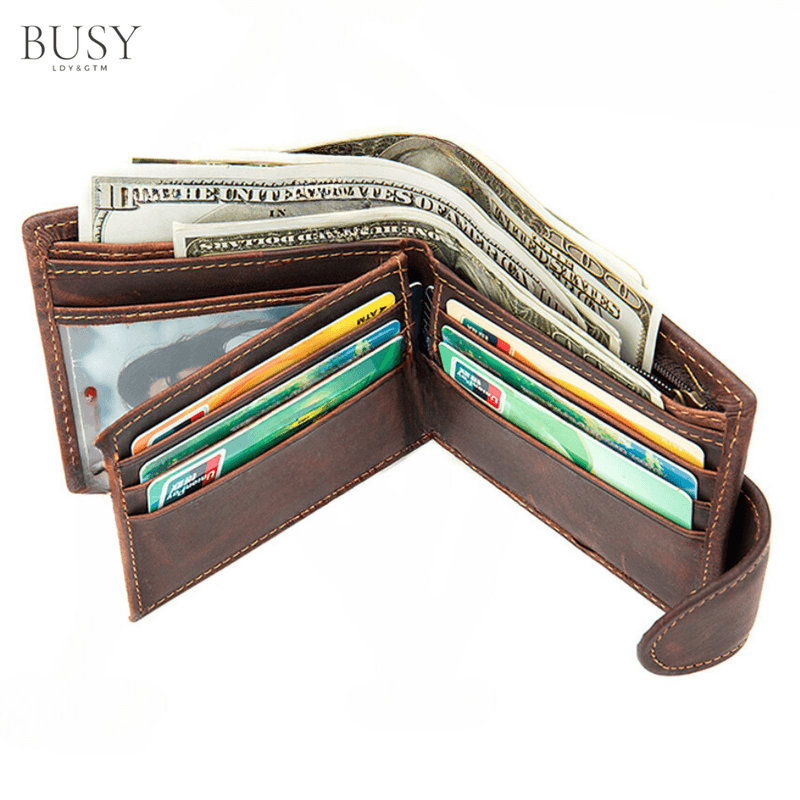 Fashion, accesorii si bijuterii - Barbati - Accesorii barbati - Portofele barbati - Portofel barbati Walter, piele naturala, multiple compartimente, poza, carte de identitate, - Infinity.ro