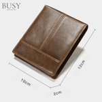 Fashion, accesorii si bijuterii - Barbati - Accesorii barbati - Portofele barbati - Portofel barbati NoScan III, piele naturala, antiscanare carduri RFID, compartiment carte de identitate, maro - Infinity.ro