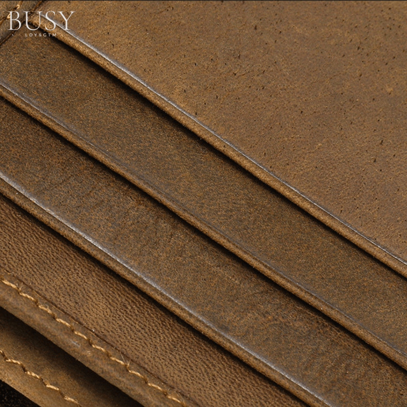 Fashion, accesorii si bijuterii - Barbati - Accesorii barbati - Portofele barbati - Portofel barbati Crock II, piele naturala cu imprimeu crocodil, compatibil carte de identitate, maro - Infinity.ro