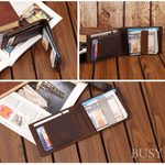 Fashion, accesorii si bijuterii - Barbati - Accesorii barbati - Portofele barbati - Portofel barbati Slim Titan, piele naturala premium, suport Apple Air Tag, antiscanare RFID, cu clema bancnote, maro - Infinity.ro