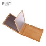 Fashion, accesorii si bijuterii - Barbati - Accesorii barbati - Portofele barbati - Portofel barbati minimalist Avangard, ultra Slim, antiscanare carduri RFID, piele naturala, maro - Infinity.ro