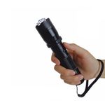 Casa si Gradina - Bucatarie si vesela - Vesela si tacamuri - Cutite si seturi de cutite - Set Electrosoc Lanterna tip Police 1000KV si Briceag fluture de antrenamen, 22 cm, argintiu - Infinity.ro