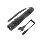 Casa si Gradina - Bucatarie si vesela - Vesela si tacamuri - Cutite si seturi de cutite - Set Electrosoc Lanterna tip Police 1000KV si Briceag fluture de antrenamen, 22 cm, argintiu - Infinity.ro