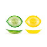 Casa si Gradina - Bucatarie si vesela - Vesela si tacamuri - Farfurii si boluri - Set 2 boluri servire Citrus, Sticla, 15, 5x11x5 cm - Infinity.ro