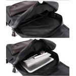 Sport si Outdoor - Articole de voiaj - Rucsacuri - Rucsac Laptop & Calatorii PU, Compartimentat, Impermeabil, Buzunare multiple, Fermoar & Capse, Capacitate 32L, Negru - Infinity.ro
