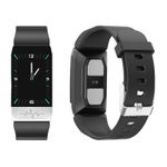 Laptop, Telefoane si Tablete - Wearables si gadgeturi - Wearables - Bratari fitness - Bratara Fitness Techstar® T1S Negru, ECG, Puls, Oxigenarea Sangelui, Temperatura Corpului, Bluetooth, Sedentarism - Infinity.ro