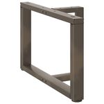 Casa si Gradina - Mobilier - Feronerie si accesorii mobila - Picioare pentru masuta cafea in forma T, 2 buc Otel natural Otel, mărime 60x25x(42-43) cm - Infinity.ro