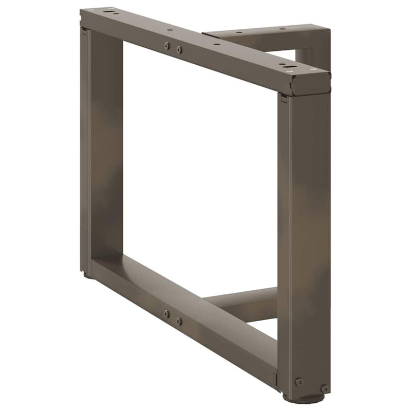 Casa si Gradina - Mobilier - Feronerie si accesorii mobila - Picioare pentru masuta cafea in forma T, 2 buc Otel natural Otel, mărime 60x25x(42-43) cm - Infinity.ro