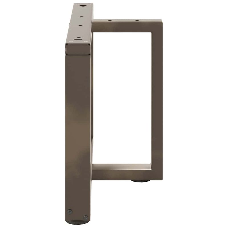 Casa si Gradina - Mobilier - Feronerie si accesorii mobila - Picioare pentru masuta cafea in forma T, 2 buc Otel natural Otel, mărime 60x25x(42-43) cm - Infinity.ro