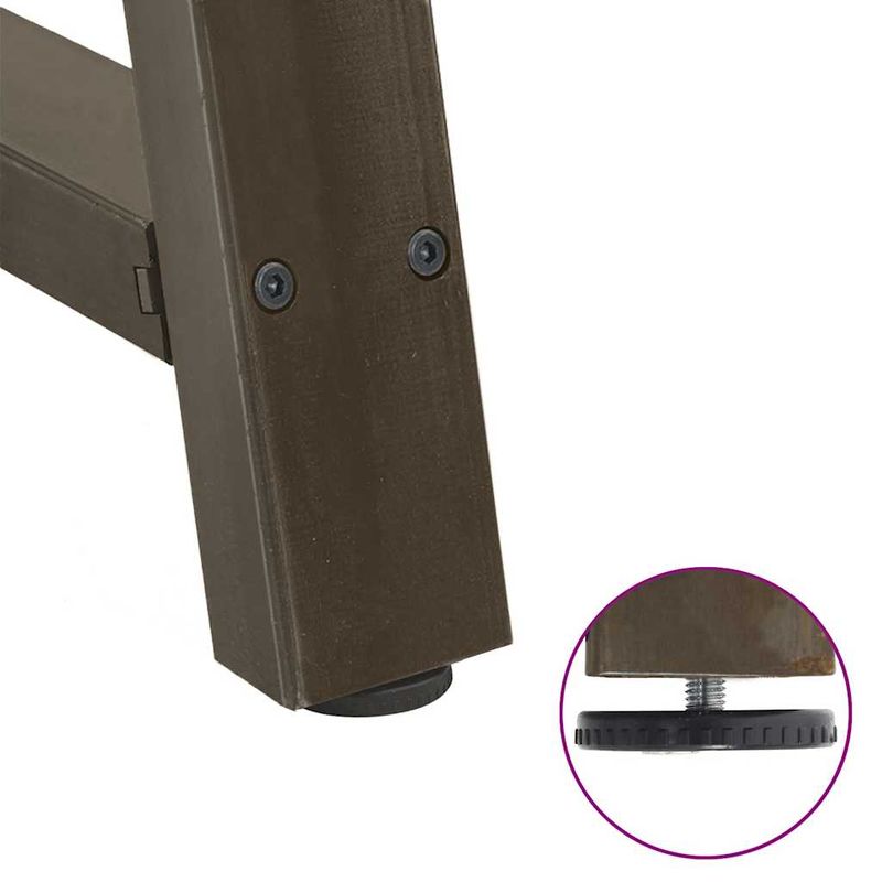 Casa si Gradina - Mobilier - Feronerie si accesorii mobila - Picioare masuta de cafea in forma de A 2 buc 38x(42-43) cm otel - Infinity.ro