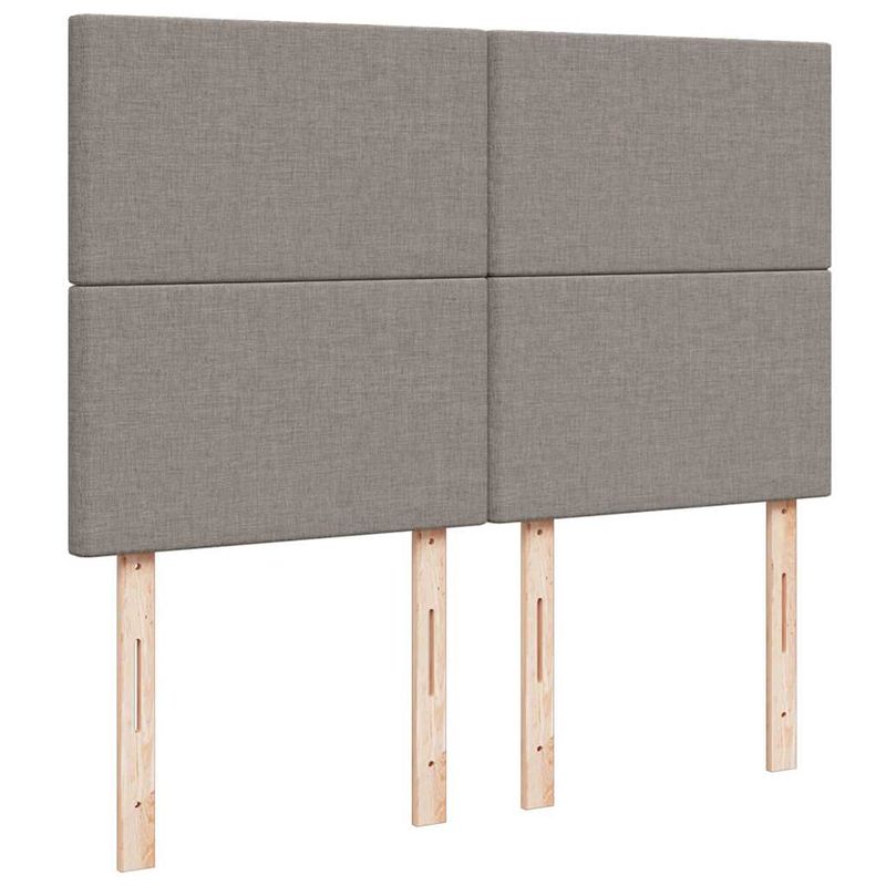 Casa si Gradina - Mobilier - Paturi si accesorii - Paturi - Cadru de pat otoman cu saltea Taupe 140x190cm Material - Infinity.ro