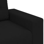 Casa si Gradina - Mobilier - Canapele si coltare - Canapele - Canapea Loveseat Negru 120 cm Stofa - Infinity.ro