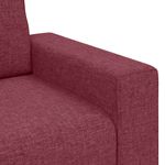 Casa si Gradina - Mobilier - Canapele si coltare - Canapele - Set canapea cu perne, 2 piese, rosu vin, material textil - Infinity.ro
