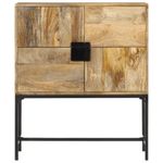 Casa si Gradina - Mobilier - Comode si corpuri - Comode - Comoda inalta, 80x30x95 cm, lemn masiv de mango brut - Infinity.ro