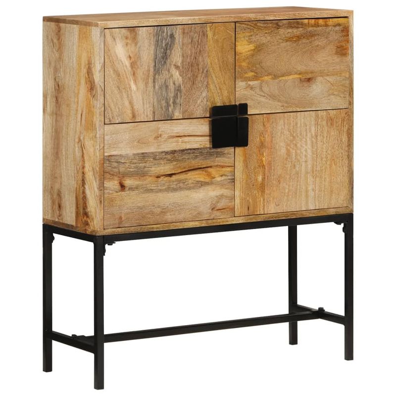 Casa si Gradina - Mobilier - Comode si corpuri - Comode - Comoda inalta, 80x30x95 cm, lemn masiv de mango brut - Infinity.ro