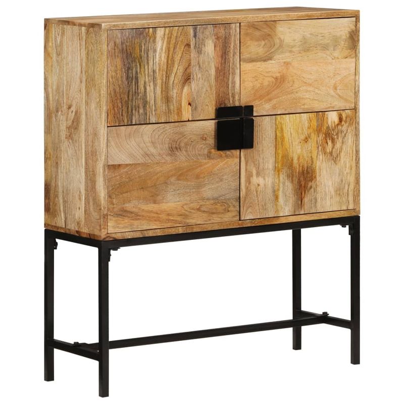 Casa si Gradina - Mobilier - Comode si corpuri - Comode - Comoda inalta, 80x30x95 cm, lemn masiv de mango brut - Infinity.ro