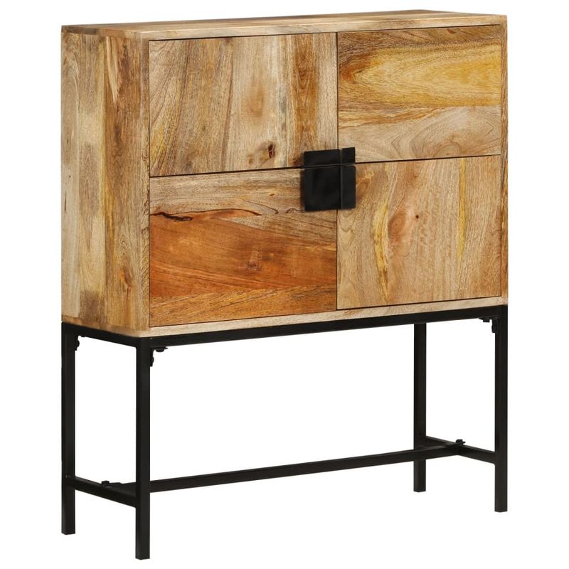 Casa si Gradina - Mobilier - Comode si corpuri - Comode - Comoda inalta, 80x30x95 cm, lemn masiv de mango brut - Infinity.ro