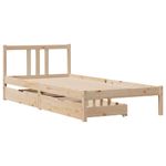 Casa si Gradina - Mobilier - Paturi si accesorii - Paturi - Cadru pat fara saltea, 90x190 cm, lemn masiv de pin - Infinity.ro