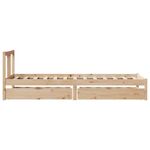 Casa si Gradina - Mobilier - Paturi si accesorii - Paturi - Cadru pat fara saltea, 90x190 cm, lemn masiv de pin - Infinity.ro