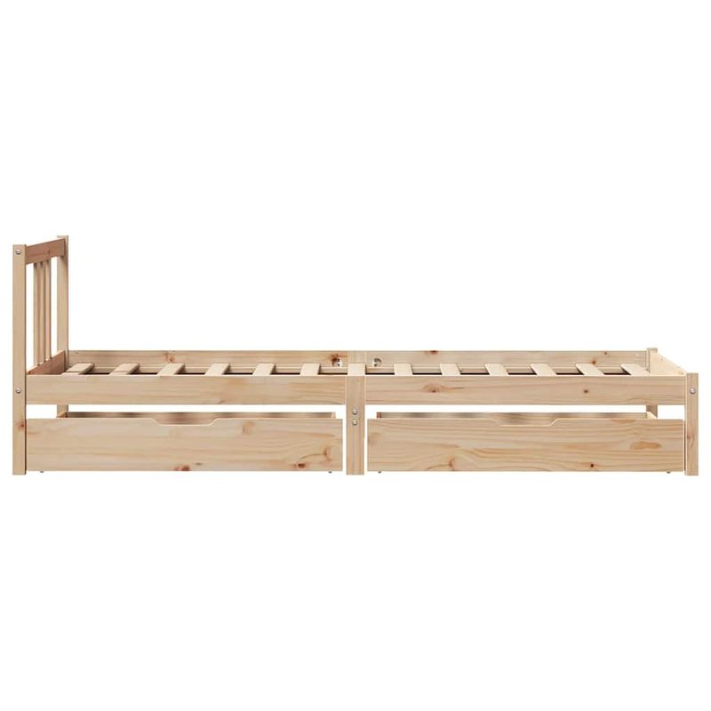 Casa si Gradina - Mobilier - Paturi si accesorii - Paturi - Cadru pat fara saltea, 90x190 cm, lemn masiv de pin - Infinity.ro