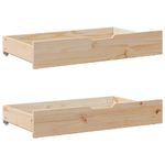 Casa si Gradina - Mobilier - Paturi si accesorii - Paturi - Cadru pat fara saltea, 90x190 cm, lemn masiv de pin - Infinity.ro