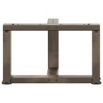 Casa si Gradina - Mobilier - Feronerie si accesorii mobila - Picioare pentru masa cafea in forma T, 2 buc Otel natural Otel, mărime 50x25x(30-31) cm - Infinity.ro