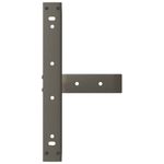 Casa si Gradina - Mobilier - Feronerie si accesorii mobila - Picioare pentru masa cafea in forma T, 2 buc Otel natural Otel, mărime 50x25x(30-31) cm - Infinity.ro