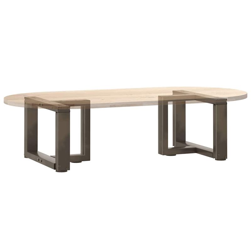 Casa si Gradina - Mobilier - Feronerie si accesorii mobila - Picioare pentru masa cafea in forma T, 2 buc Otel natural Otel, mărime 50x25x(30-31) cm - Infinity.ro