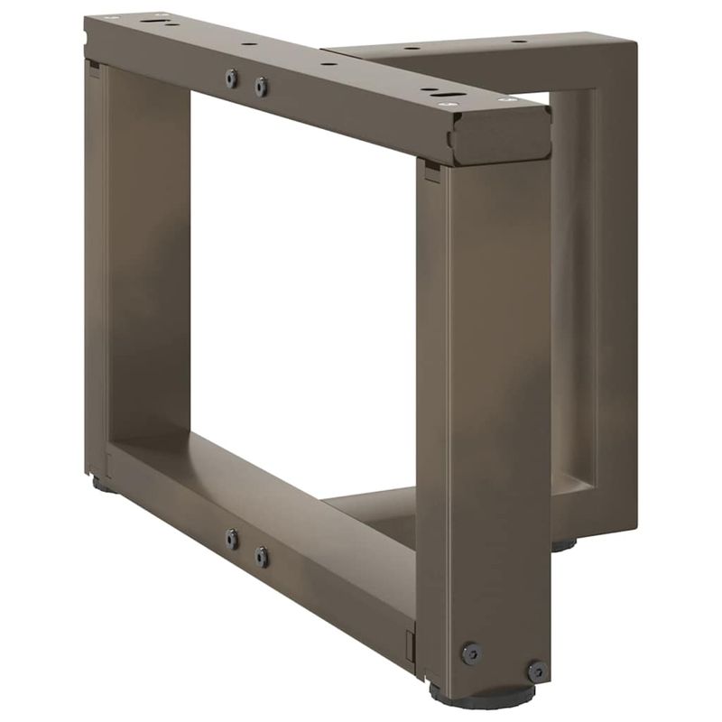 Casa si Gradina - Mobilier - Feronerie si accesorii mobila - Picioare pentru masa cafea in forma T, 2 buc Otel natural Otel, mărime 40x25x(30-31) cm - Infinity.ro