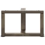 Casa si Gradina - Mobilier - Feronerie si accesorii mobila - Picioare pentru masa cafea in forma T, 2 buc Otel natural Otel, mărime 40x25x(30-31) cm - Infinity.ro