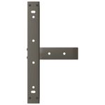 Casa si Gradina - Mobilier - Feronerie si accesorii mobila - Picioare pentru masa cafea in forma T, 2 buc Otel natural Otel, mărime 40x25x(30-31) cm - Infinity.ro