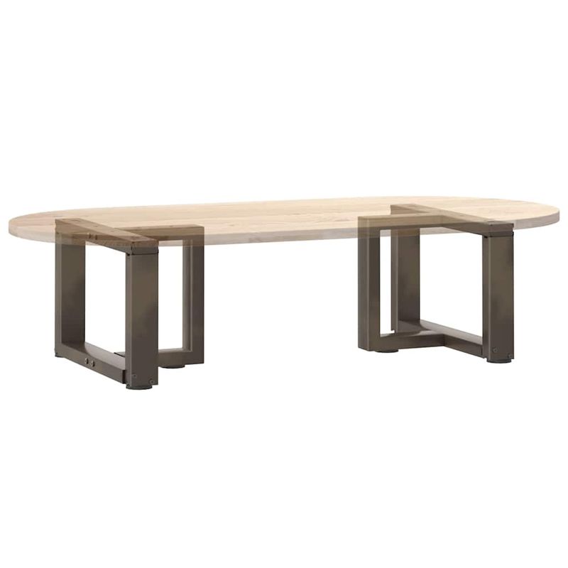 Casa si Gradina - Mobilier - Feronerie si accesorii mobila - Picioare pentru masa cafea in forma T, 2 buc Otel natural Otel, mărime 40x25x(30-31) cm - Infinity.ro