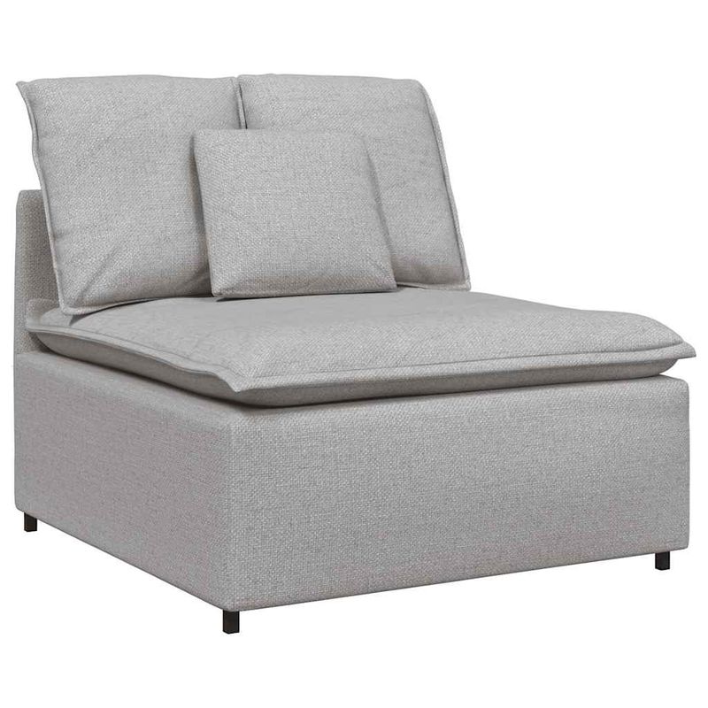 Casa si Gradina - Mobilier - Canapele si coltare - Canapele - Canapea modulara cu perne, gri nor, textil - Infinity.ro