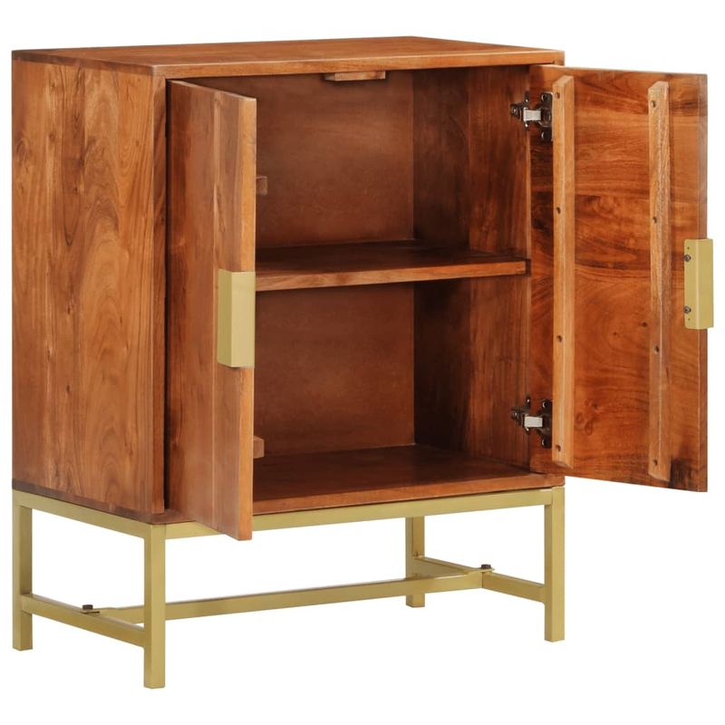 Casa si Gradina - Mobilier - Comode si corpuri - Comode - Servanta, 60x35x75 cm, lemn masiv de acacia - Infinity.ro