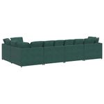 Casa si Gradina - Mobilier - Canapele si coltare - Canapele - Canapea modulara cu perne, verde inchis, catifea - Infinity.ro