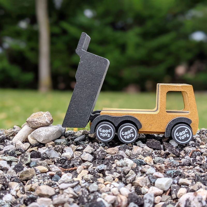 Jucarii, Copii si Bebe - Jucarii si jocuri - Seturi de constructie si cuburi - Seturi de constructie - Set de constructie vehicul de santier basculanta ben, croc toys - Infinity.ro