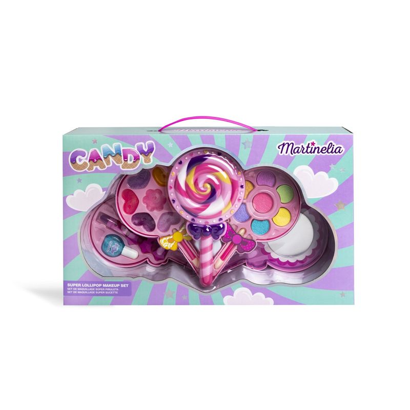 Jucarii, Copii si Bebe - Jucarii si jocuri - Jucarii de rol - Frumusete, bijuterii si accesorii fetite - Martinelia candy super lollipop trusa machiaj - Infinity.ro