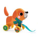 Jucarii, Copii si Bebe - Jucarii si jocuri - Jucarii bebelusi - Jucarii de tras/impins - Jucarie de tras catelusul lou, djeco - Infinity.ro