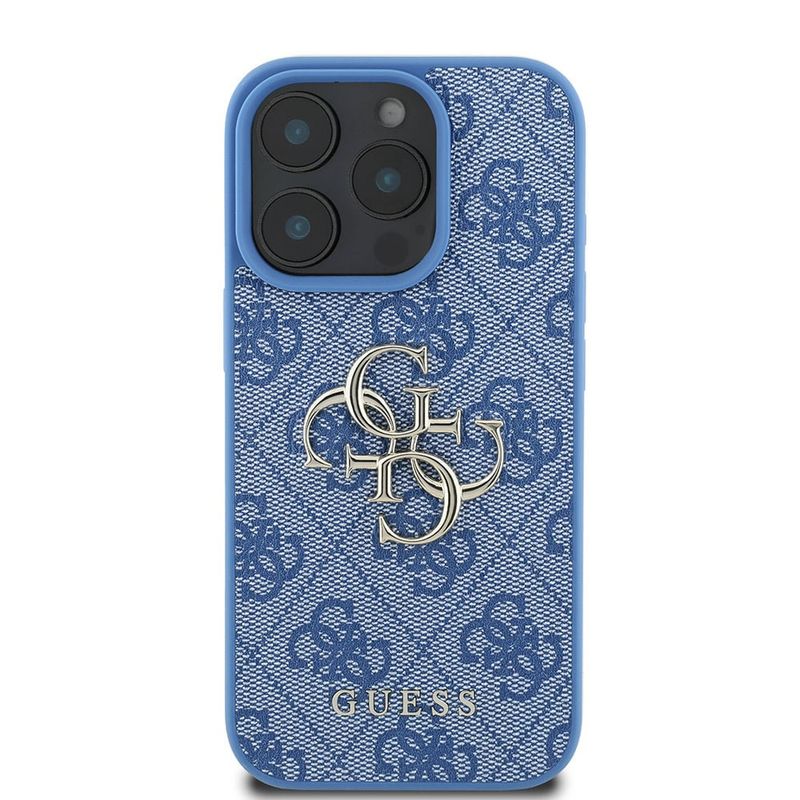 Laptop, Telefoane si Tablete - Telefoane mobile si accesorii - Accesorii Telefoane - Huse telefoane - Husa pentru iPhone 16 Pro - Guess Hardcase 4G Big Logo (GUHCP16L4GMGBL) - Albastru - Infinity.ro