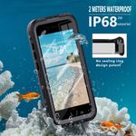 Laptop, Telefoane si Tablete - Telefoane mobile si accesorii - Accesorii Telefoane - Huse telefoane - Husa pentru iPhone 16e - ShellBox Waterproof IP68 Case - Negru - Infinity.ro