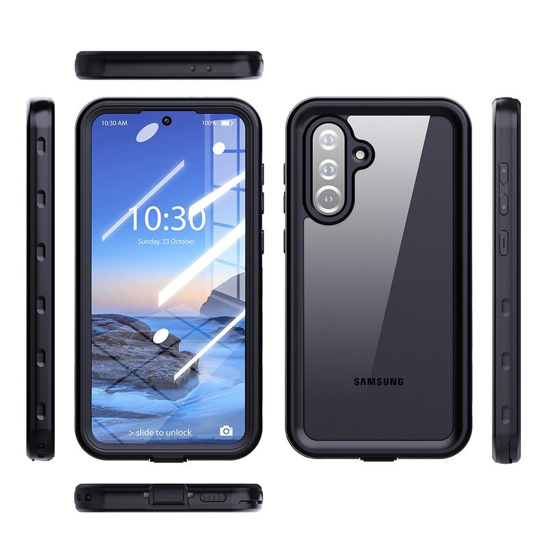 Laptop, Telefoane si Tablete - Telefoane mobile si accesorii - Accesorii Telefoane - Huse telefoane - Husa pentru Samsung Galaxy A36 5G - ShellBox Waterproof IP68 Case - Negru - Infinity.ro