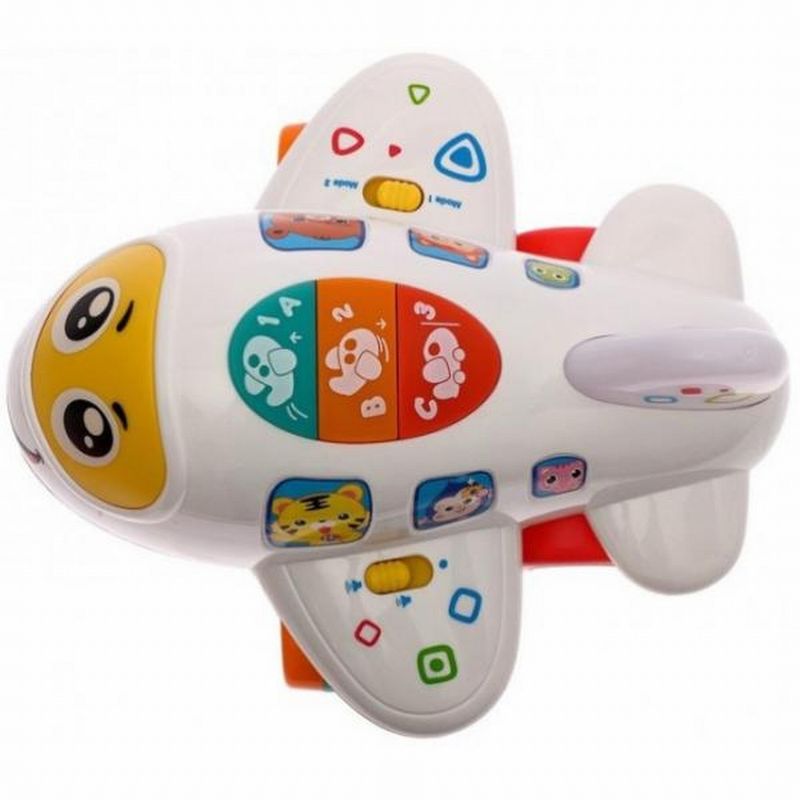 Jucarii, Copii si Bebe - Jucarii si jocuri - Jucarii bebelusi - Jucarii interactive bebelusi - Avionul interactiv cu sunete si lumini - Infinity.ro